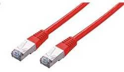 C-TECH kabelio pataisos laidas Cat5e, FTP, raudonas, 0,25 m
