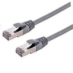 C-TECH kabelis patchcord Cat6a, S/FTP, pilkas, 15m
