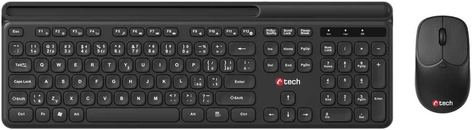 Klaviatūra ir pelė C-Tech WLKMC-05B
