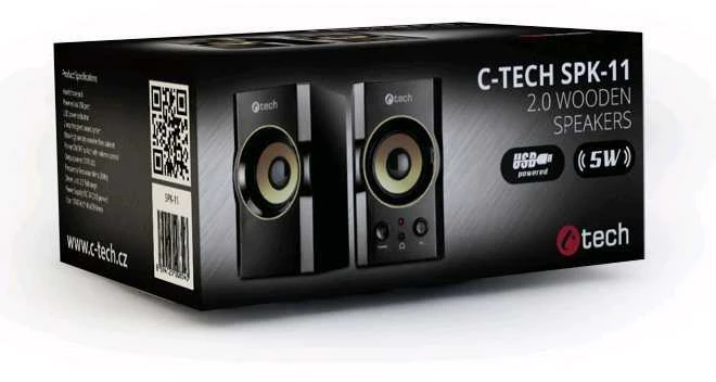 Kompiuterio kolonėlės C-Tech SPK-11 kompiuterio garsiakalbiai