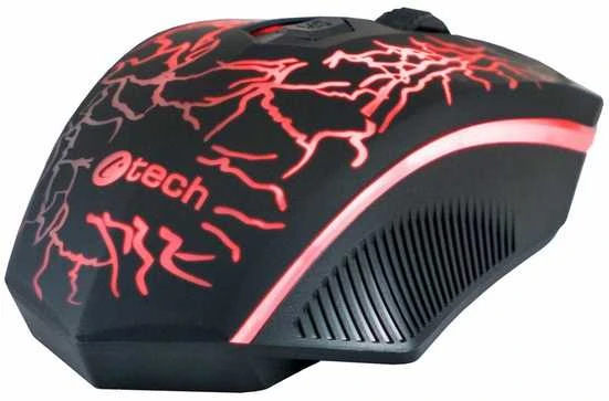 Pelė C-Tech Tychon, juodas