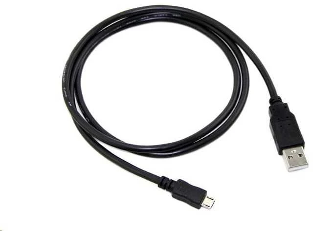 Kabelis USB C-Tech USB-A - microUSB 2 m Juodas (CB-USB2M-20B)