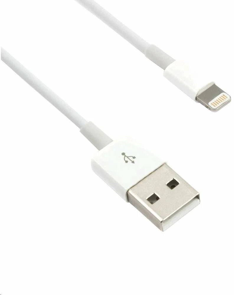 USB kabelis C-Tech USB-A - Žaibas 2 m Balta (BB- APL-20W)