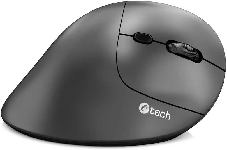 Pelė C-Tech C-TECH Myś VEM-12 Pionowa Belaidė juoda
