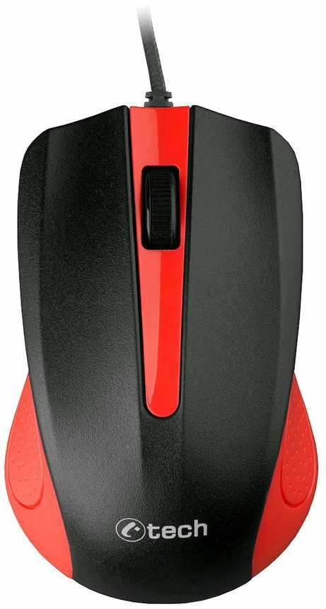 C-TECH pelė WM-01, raudona, USB