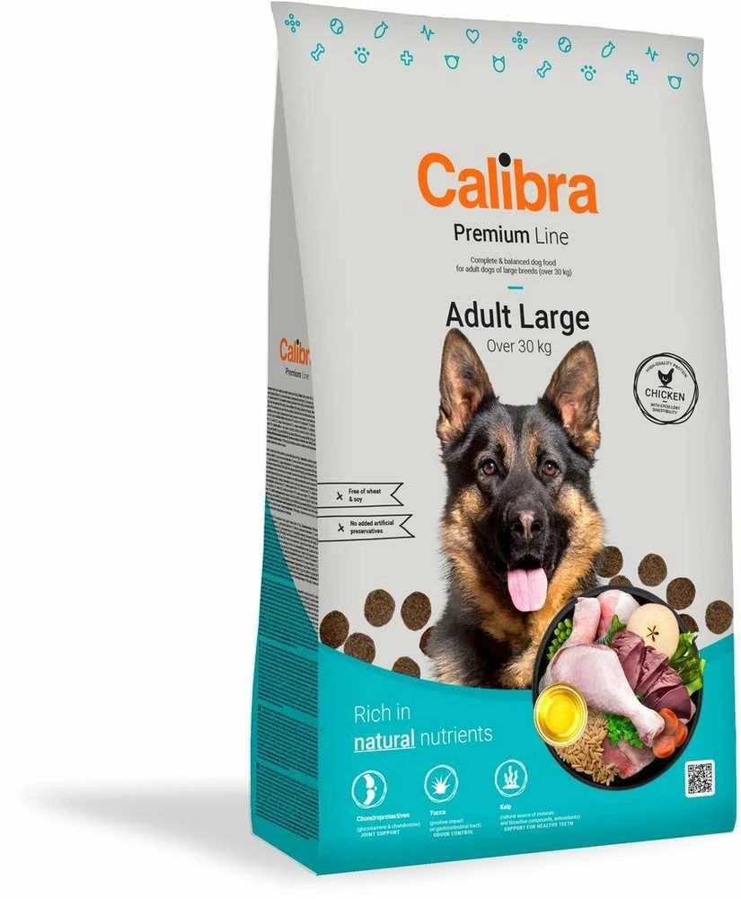 CALIBRA DOG PREMIUM Adult Large vištiena - maistas šuniui 12 kg
