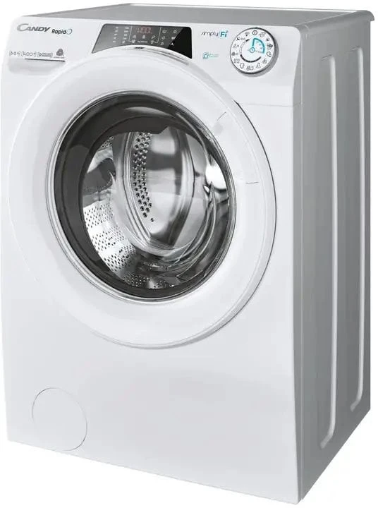 Candy | Skalbimo mašina su džiovintuvu | ROW 4854DWME/1-S | Energinio efektyvumo klasė A | Priekinio pakrovimo | Skalbimo talpa 8kg | 1400 aps./min. | Gylis 53 cm | Plotis 60 cm | Ekranas | TFT | Džiovinimo sistema | Džiovinimo talpa 5kg | Wi-Fi | Balta