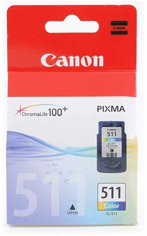 Canon CL-511 Originalus Žydras, Rausvai raudona, Geltona 1 vnt