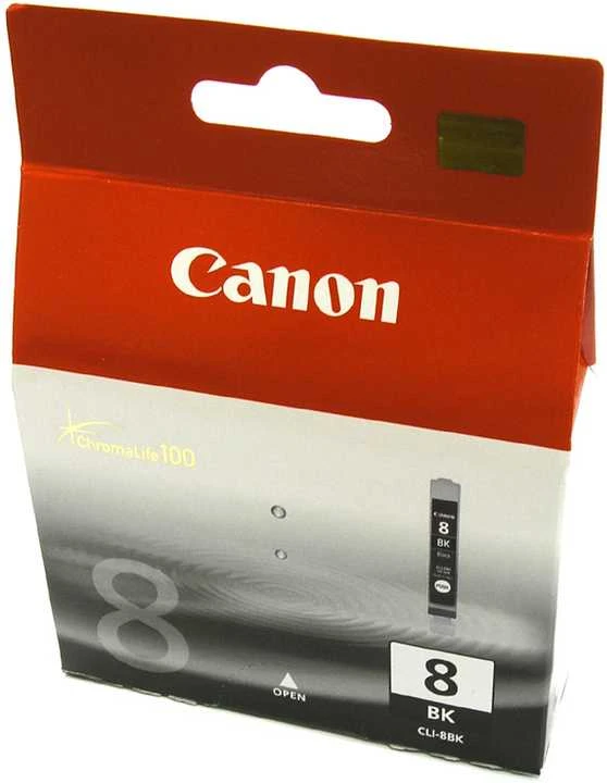 CANON 1LB CLI-8BK rašalo kasetė, juoda, standartinė talpa, 13 ml, 2,795 puslapiai, 1 pakuotė