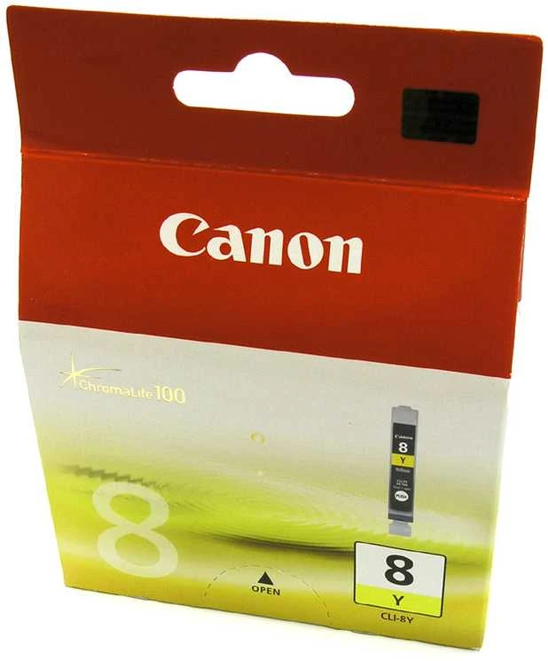 CANON CLI-8Y rašalas geltonas, 13 ml, skirtas Pixma MP800 500 iX4000 iX5000