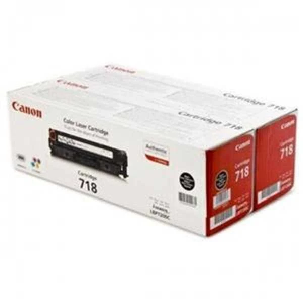 Canon cartridge 718 juodas, 2 pcs, contract