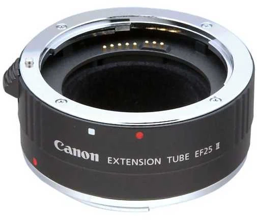 Objektyvas Canon EF 25 II fotoaparato objektyvo adapteris