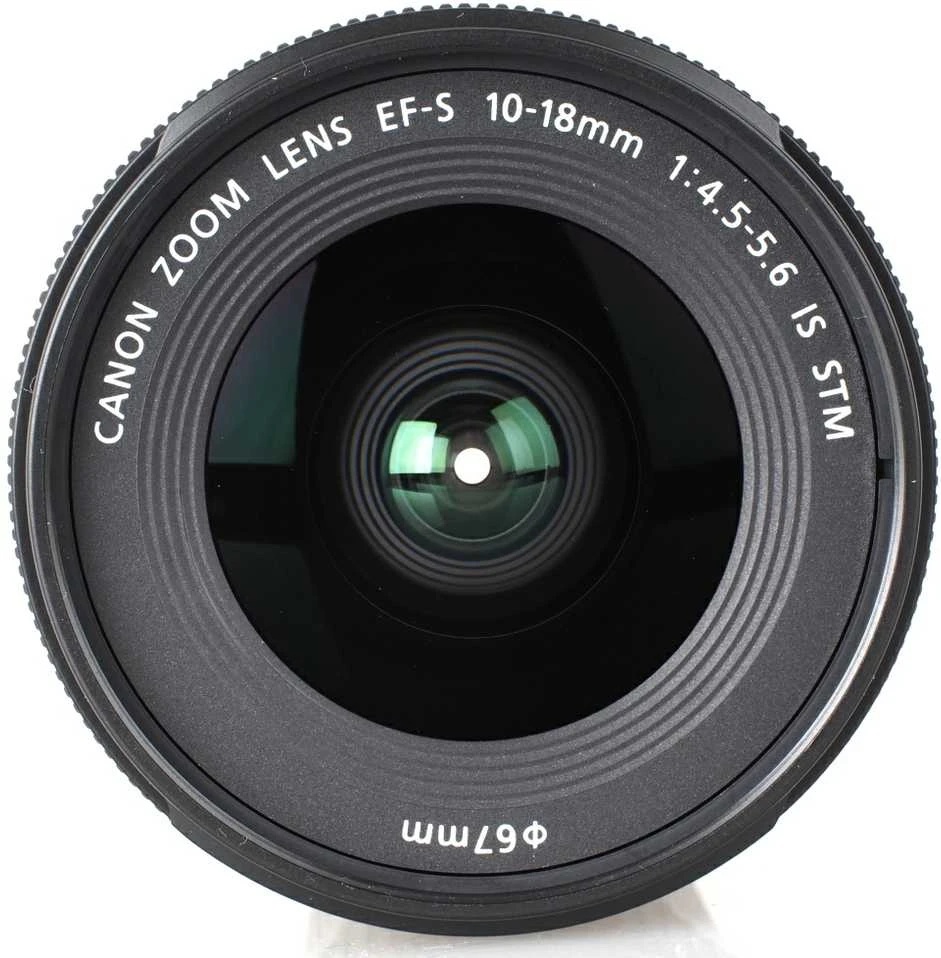 Canon EF-S10-18ISSTM „Ultra“ platus objektyvas Juoda