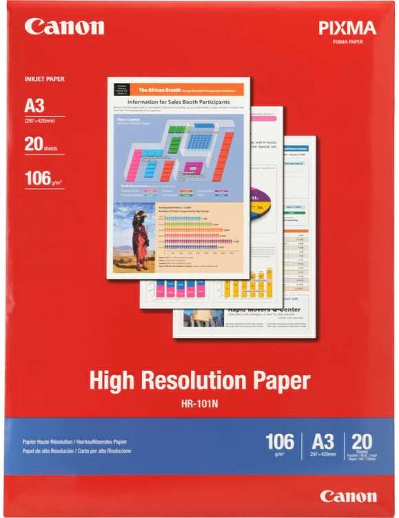 Canon HR-101 A3 Popierinis aukštos raiškos 20sh kopijavimo popierius