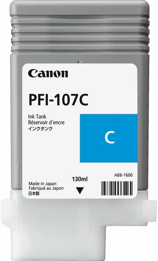 Canon Rašalas PFI107C žalsvai mėlyna | 130ml | iPF68X, 78X