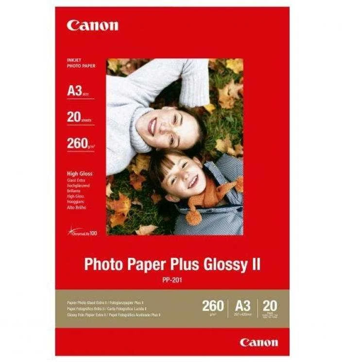 CANON PP-201 Fotopopierius A3 20Lakštai blizgūs