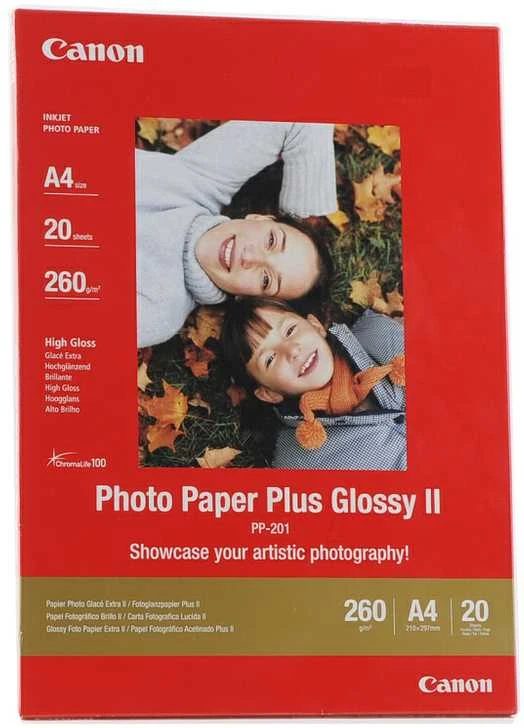 CANON PP-201 Fotopopierius A4 20Lakštai blizgūs