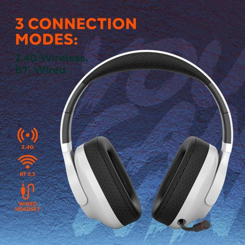CANYON ausinės EGO GH-16 3in1 2.4Ghz+BT Baltas
