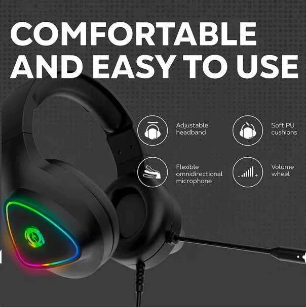 CANYON ausinės Shadder GH-6 Juodas