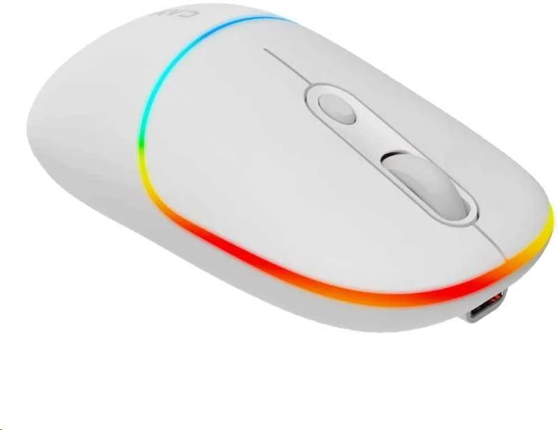 CANYON pelė MW-22 2in1 BT/ Wireless Snow Baltas