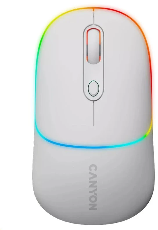 CANYON pelė MW-22 2in1 BT/ Wireless Snow Baltas