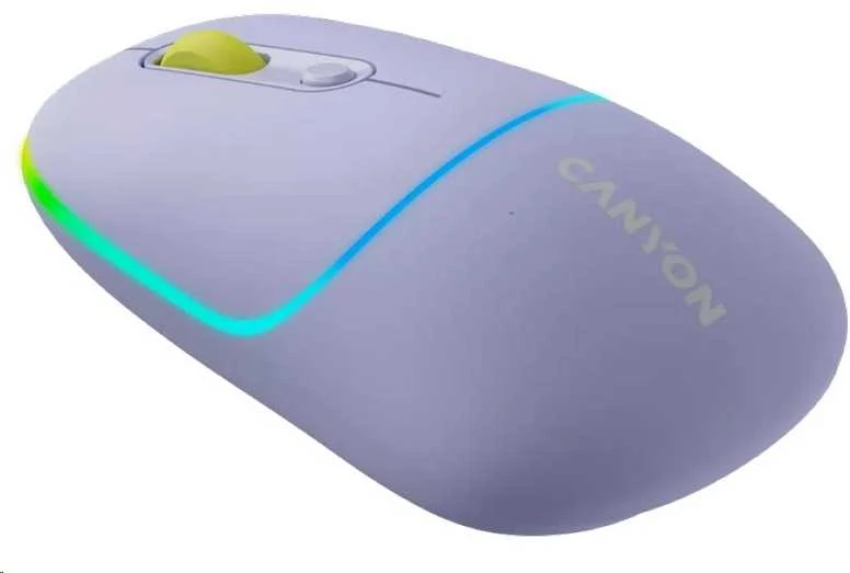 CANYON pelė MW-22 2in1 BT/ Wireless Lavender