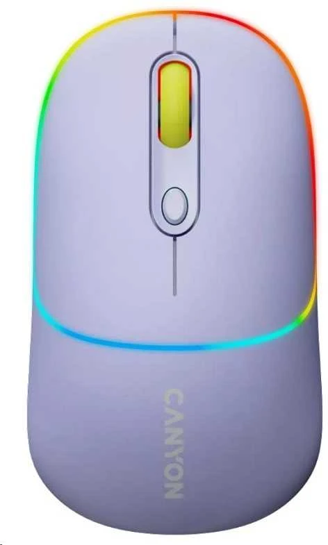 CANYON pelė MW-22 2in1 BT/ Wireless Lavender