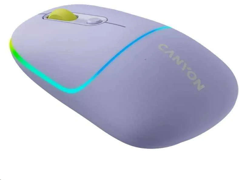 CANYON pelė MW-22 2in1 BT/ Wireless Lavender