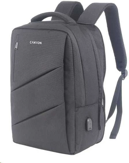 CANYON backpack BPE-5 Urban USB 15.6'' Pilkas