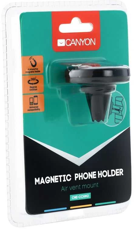 CANYON automobilinis laikiklis CH-2 Vent Magnetic Juodas