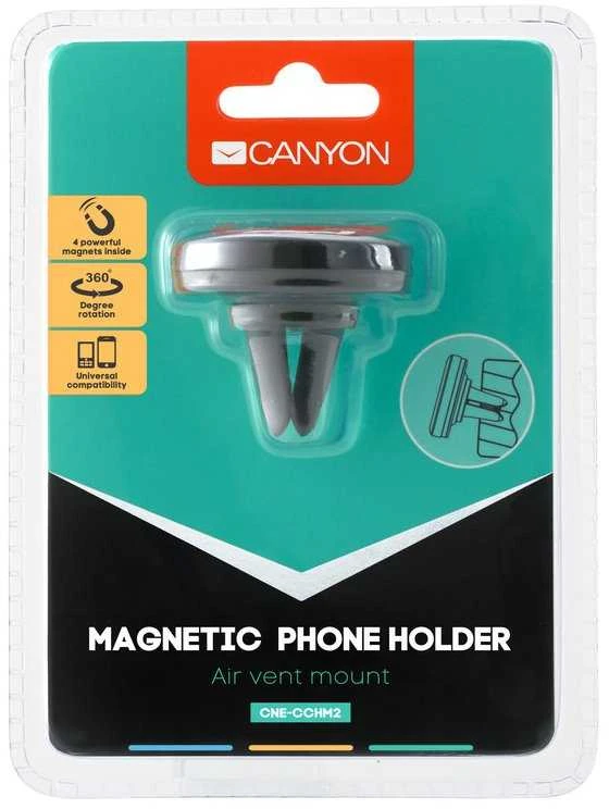 CANYON automobilinis laikiklis CH-2 Vent Magnetic Juodas