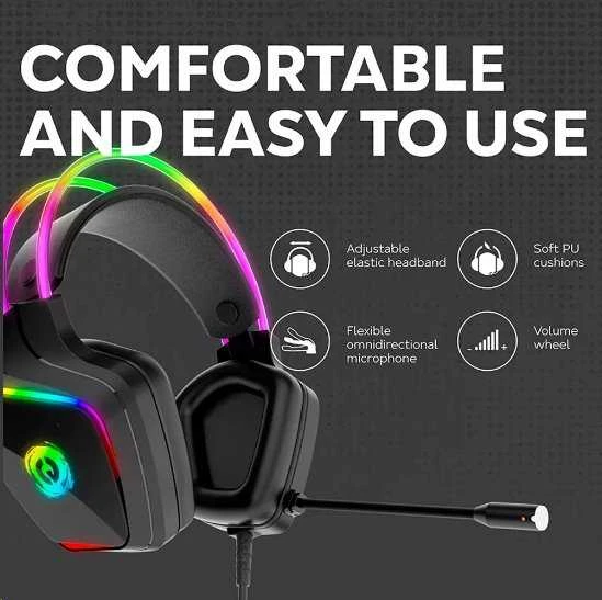 CANYON ausinės Darkless GH-9A Juodas