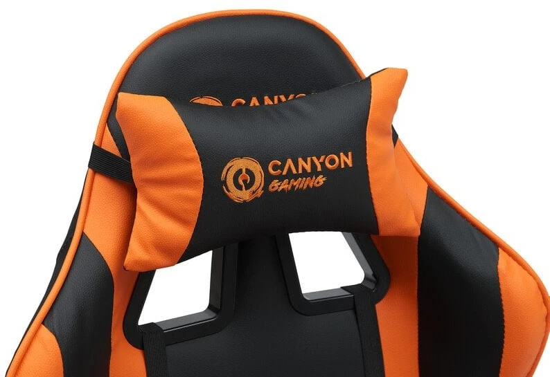 Canyon Ergonomiška žaidimų kėdė Core SGCH2, spalva: oranžinė/juoda (CNE-SGCH2)