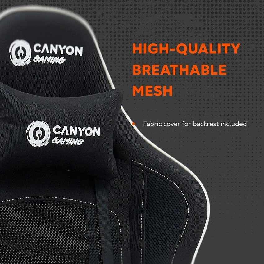 Žaidimų kėdė CANYON Shift MCCH01 Transformer, Juodos spalvos