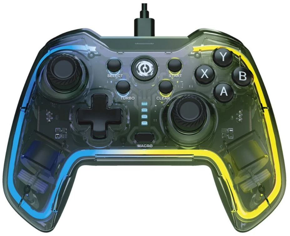 CANYON žaidimų pultelis Brighter GP-02 Wired Crystal