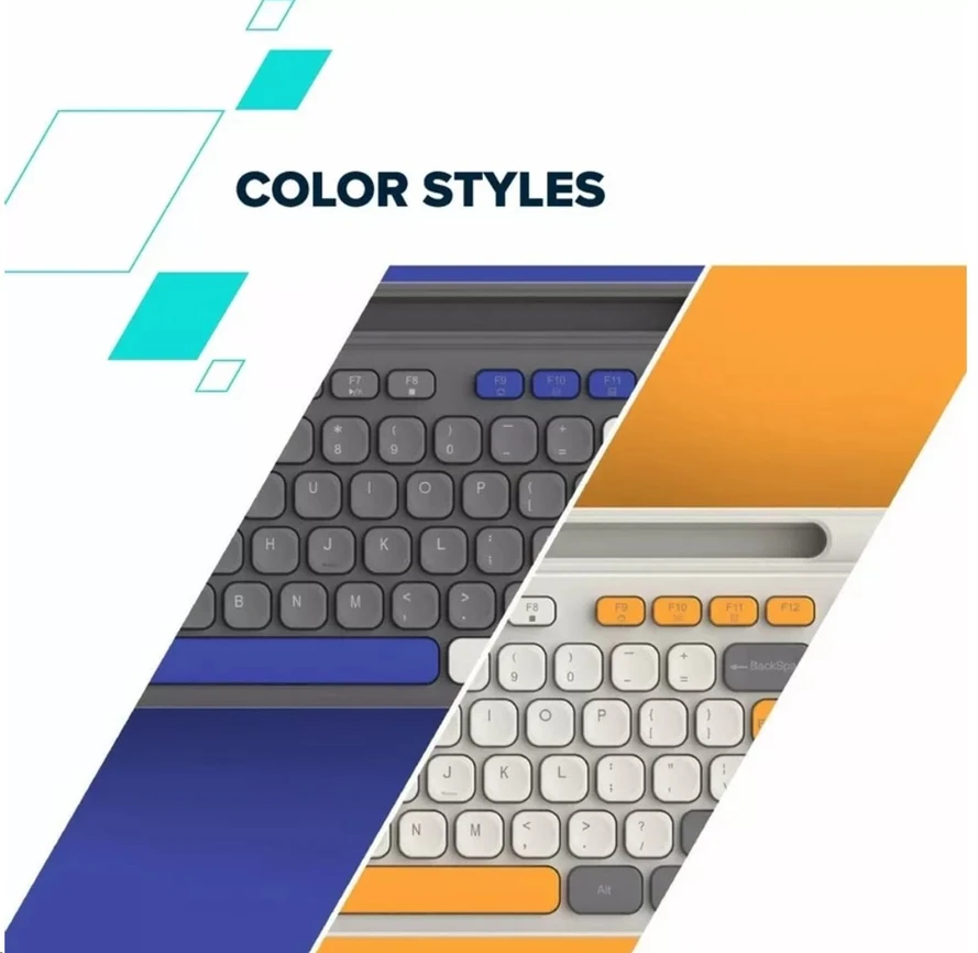 CANYON HKB-W03 wireless CS klaviatūra 2.4 Ghz, 105 keys, 10 million keystrokes, pilkas