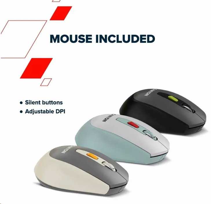 CANYON HSET-W5 wireless SET CS klaviatūra + optinė pelė
