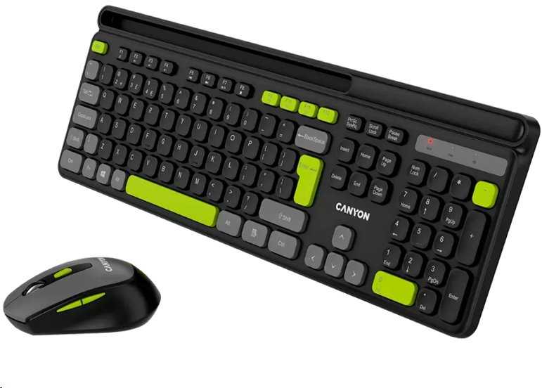 CANYON HSET-W5 wireless SET CS klaviatūra + optinė pelė