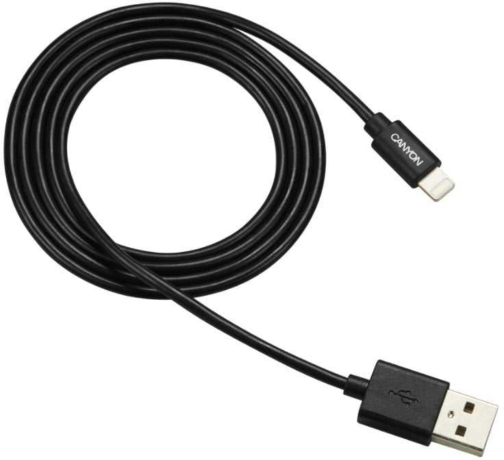 Apple CANYON kabelis MFI-1 Lightning 12W 1m Juodas