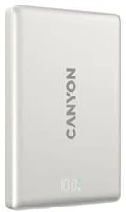 CANYON magnetic power bank OnPower 500 PD20W 5000mAh Aliuminio Star Pilkas