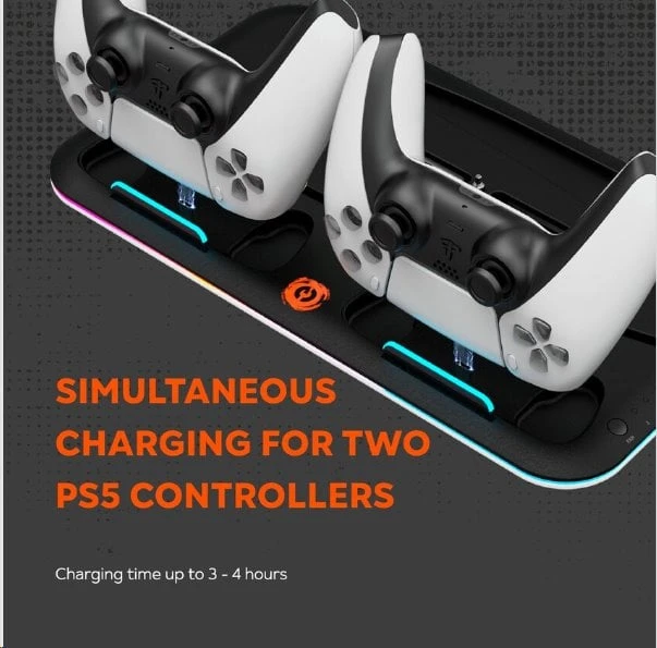 CANYON šaldymo stovas CS-5 RGB PS5 Charge Juodas