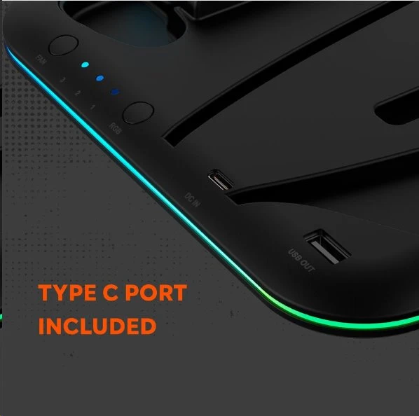 CANYON šaldymo stovas CS-5 RGB PS5 Charge Juodas