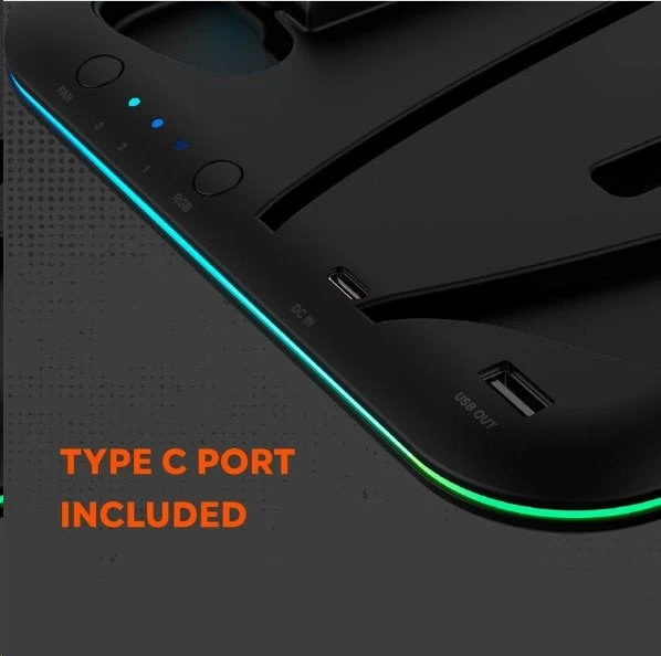 CANYON šaldymo stovas CS-5 RGB PS5 Charge Juodas