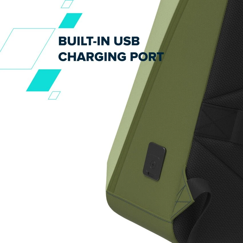 Krepšys Canyon Kuprinė na laptopa OnPack UR01 15,6'' 16L USB žalia