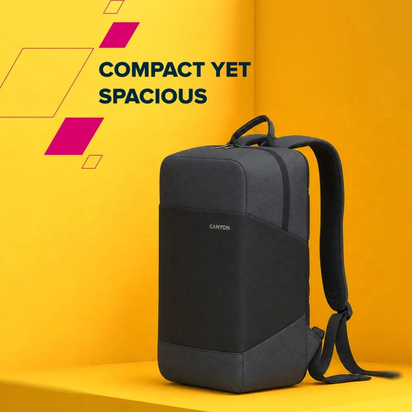Krepšys Canyon Kuprinė na laptopa OnPack UR03 15,6'' 17,5L juoda