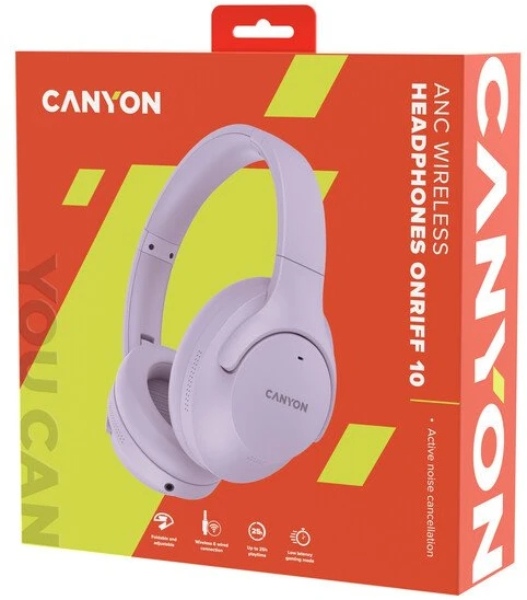 CANYON ausinės OnRiff 10 ANC Violetinė