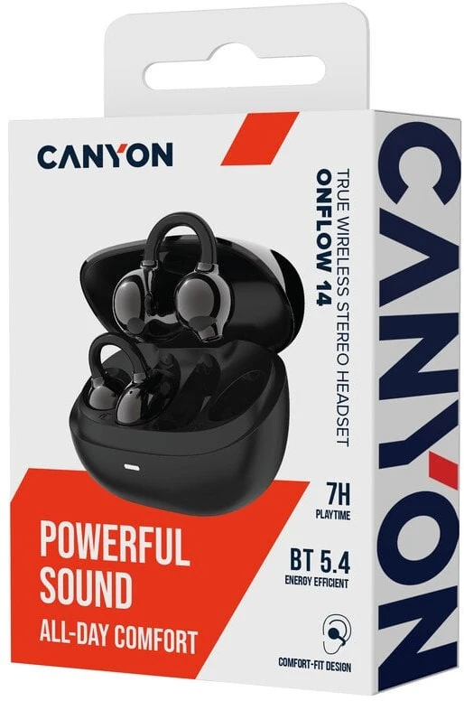 CANYON OWS Ear Clips ausinės OnFlow 14 Juodas