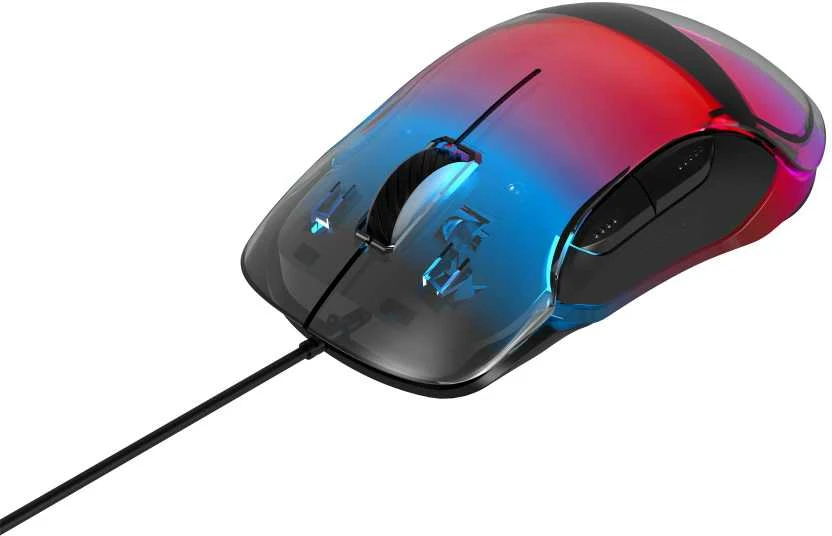 CANYON pelė Braver GM-728 LED Crystal 7buttons su laidu Juodas