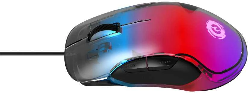 CANYON pelė Braver GM-728 LED Crystal 7buttons su laidu Juodas