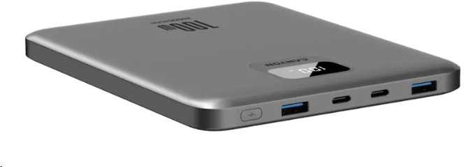 Canyon Powerbank PB-2008 LED 20000 mAh PD100W QC3.0 tamsiai pilka